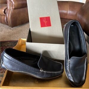Cole Haan Black Leather Women’s Loafers